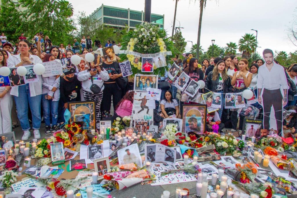 Liam Payne had ‘pink cocaine’ in system, tests show - reports. Fans of late British singer Liam Payne gather to pay respects on the esplanade of the Monterrey macroplaza, on October 20, 2024. - Payne died on October 16 from "multiple traumas" and "internal and external haemorrhaging" after falling from the balcony of his room at the Casa Sur hotel in central Buenos Aires, Argentina, an autopsy found. (Photo by Julio Cesar AGUILAR / AFP)