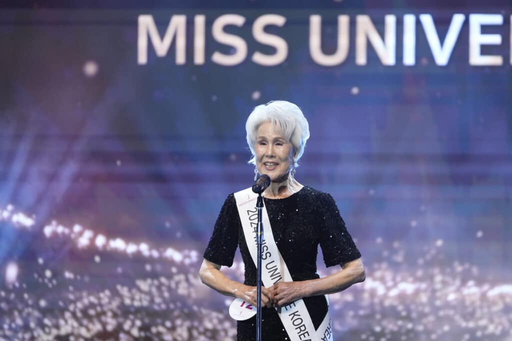 South Korea: Model, 81, fails to become oldest Miss U contestant. Photo shows South Korean Choi Soon-hwa, 81-year-old, speaking during the 2024 Miss Universe Korea in Seoul, South Korea, Monday, Sept. 30, 2024. |AP Photo/Lee Jin-man