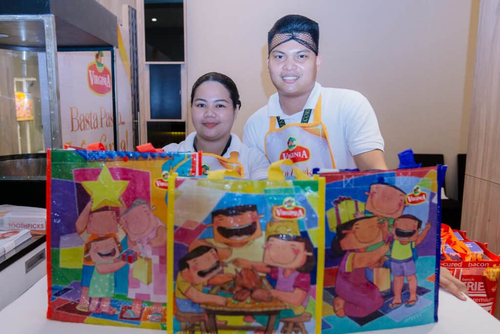 Virginia Food partners with Cebuano artisan for exclusive "Filipino Christmas traditions" themed ham bags