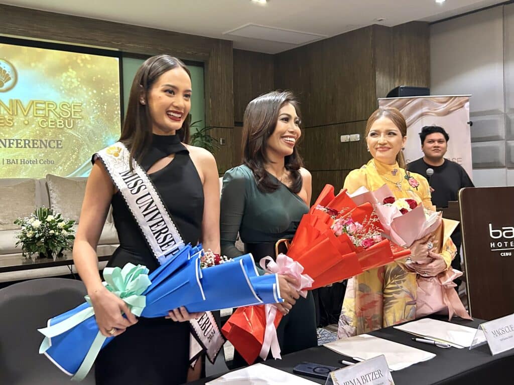 Miss Universe Philippines Cebu 2025: The search begins. In photo is the reigning Miss Universe Philippines Cebu Kris Tiffany Janson together with Miss Universe Philippines Cebu executives.