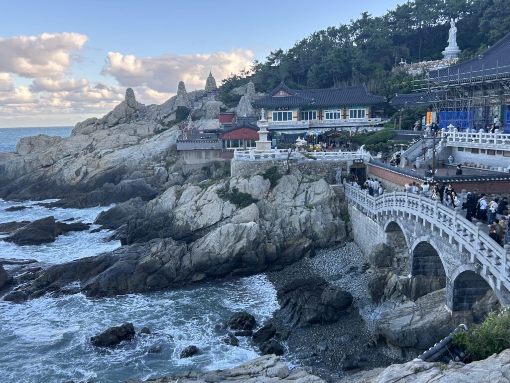 Beyond Seoul: Discovering Korea’s rich culture, history . A cliff-side view of the Haedong Yonggungsa Temple near Haeundae Beach in Busan, South Korea. | Photo by Morexette Marie Erram