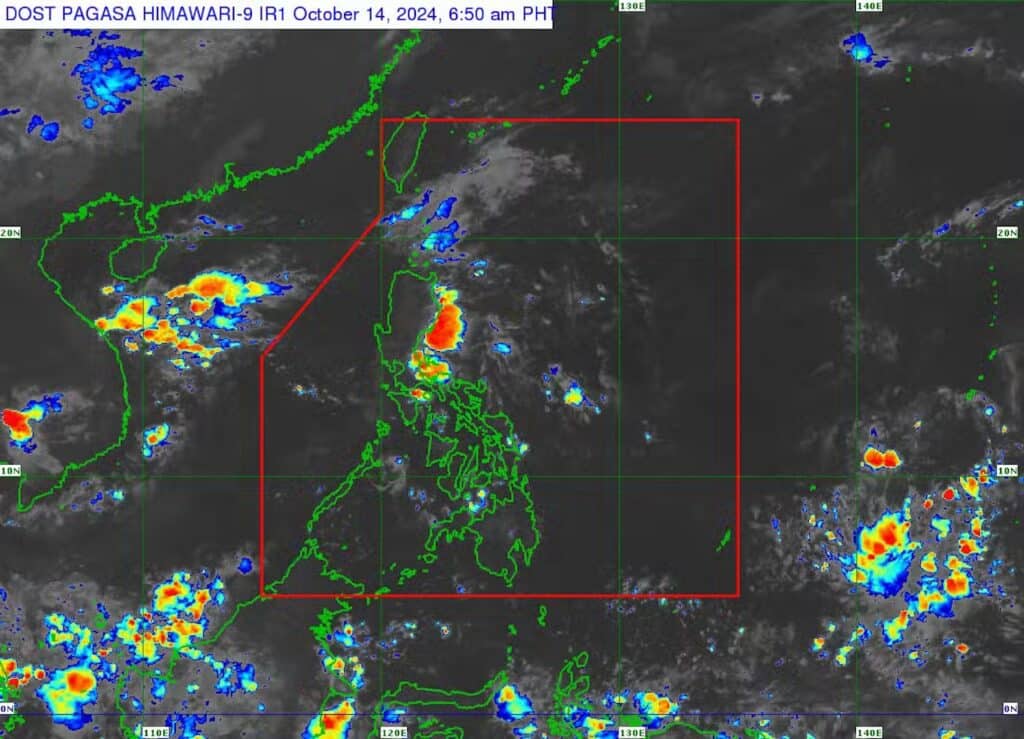 (Satellite image from DOST / Pagasa)