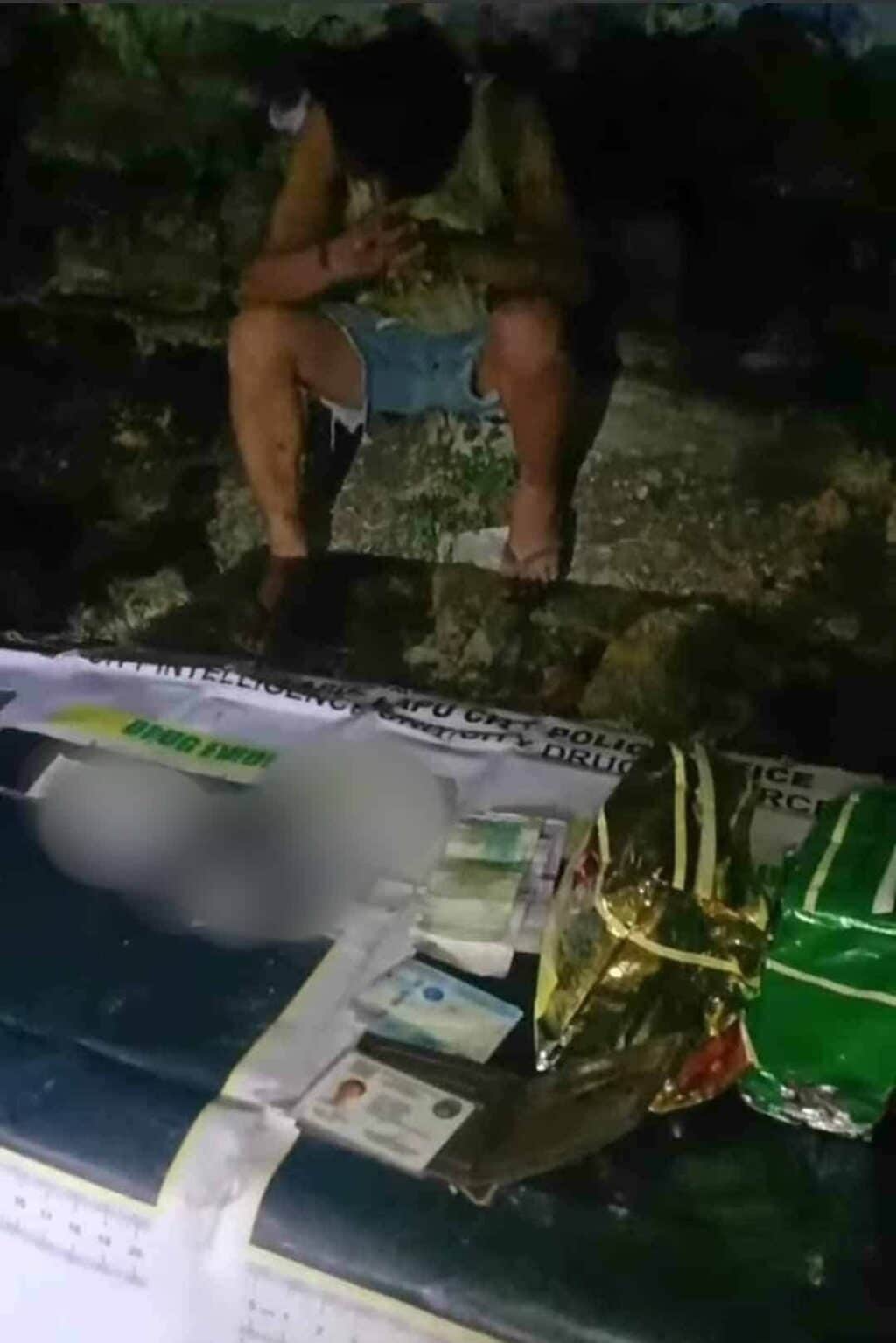 Lapu-Lapu police confiscated some P13.9 million worth of suspected shabu during a buy-bust operation in Barangay Pusok on October 29. | Contributed photo via Futch Anthony Inso