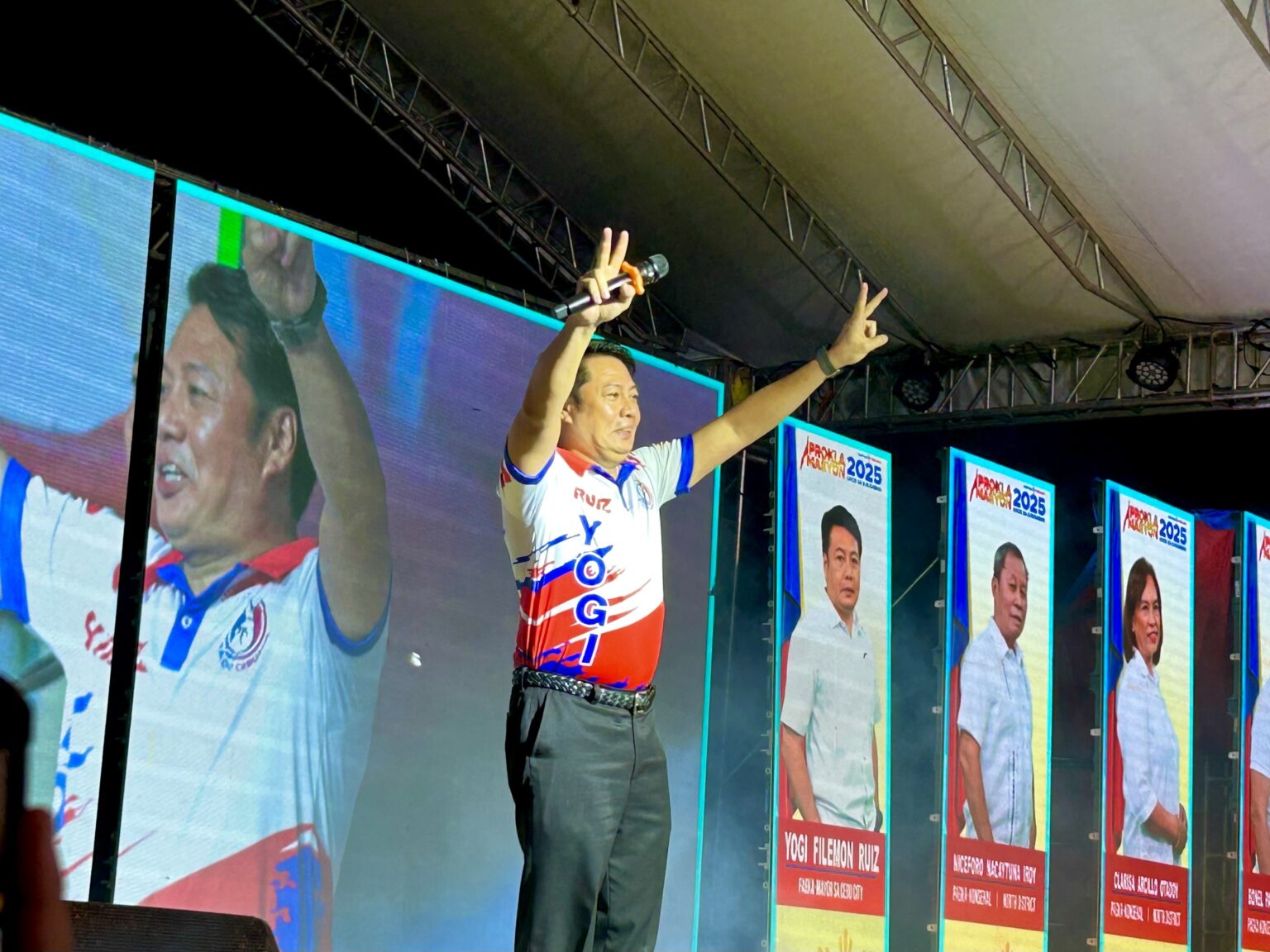 Mayoral hopeful Yogi Ruiz introduces final slate for 2025 polls Cebu