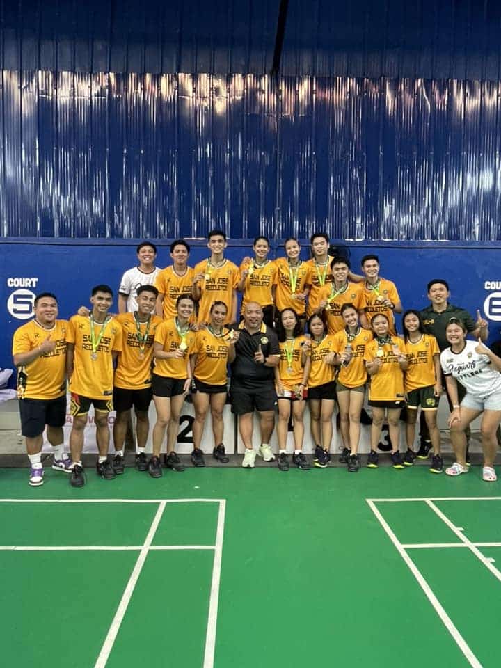 USJ-R reigns supreme in Cesafi badminton tertiary division