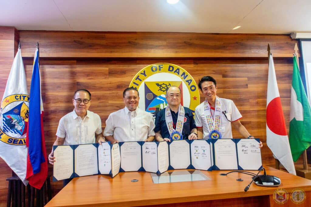 Danao and Kashima City officials