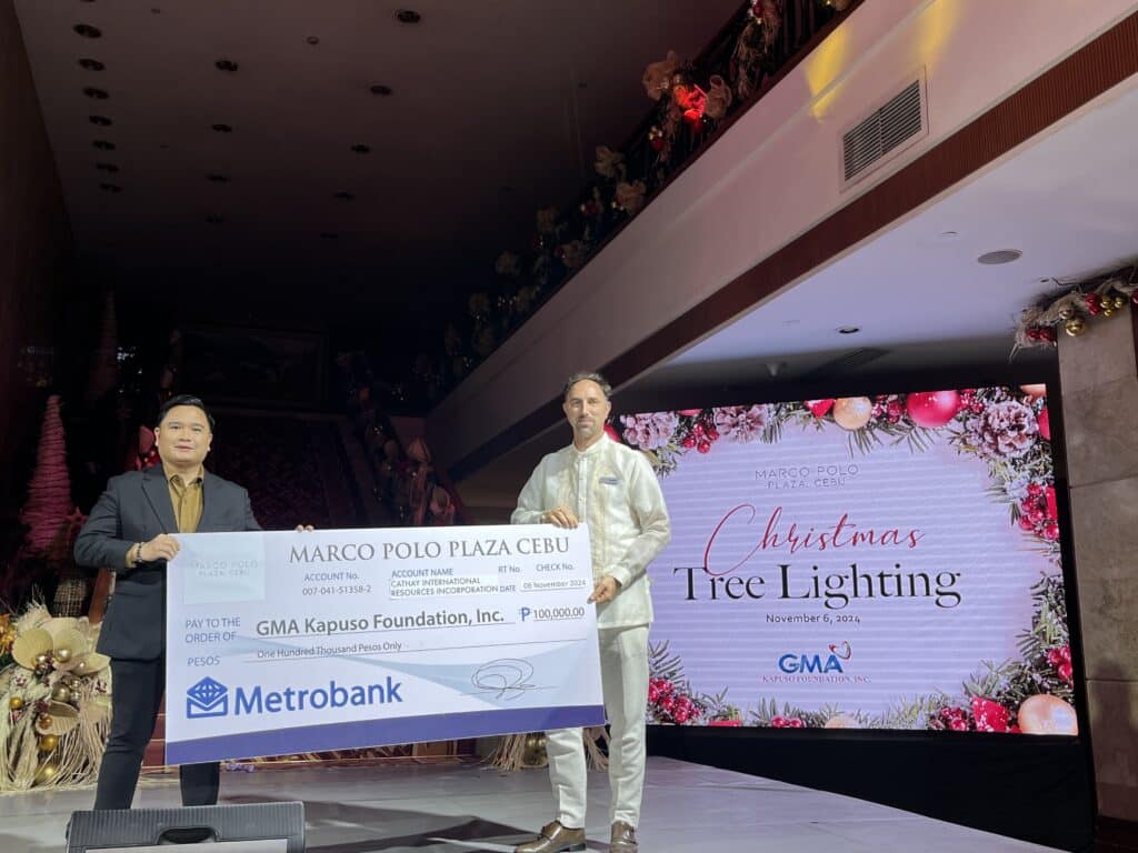 Marco Polo Plaza Cebu celebrates 15 years of spreading hope with Tree of Hope lighting ceremony