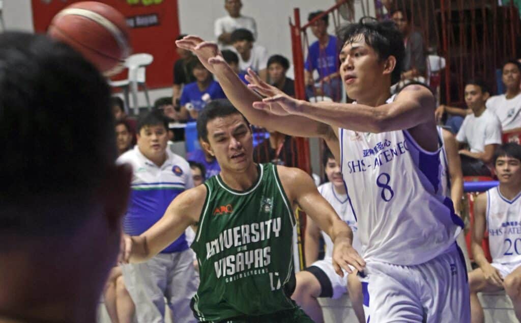 Cesafi basketball: 4 exciting matches set ahead of All-Star Sunday. Froilan Maglasang of SHS-AdC in action during their Cesafi game against the UV Baby Lancers. | Photo from Sugbuanong Kodaker