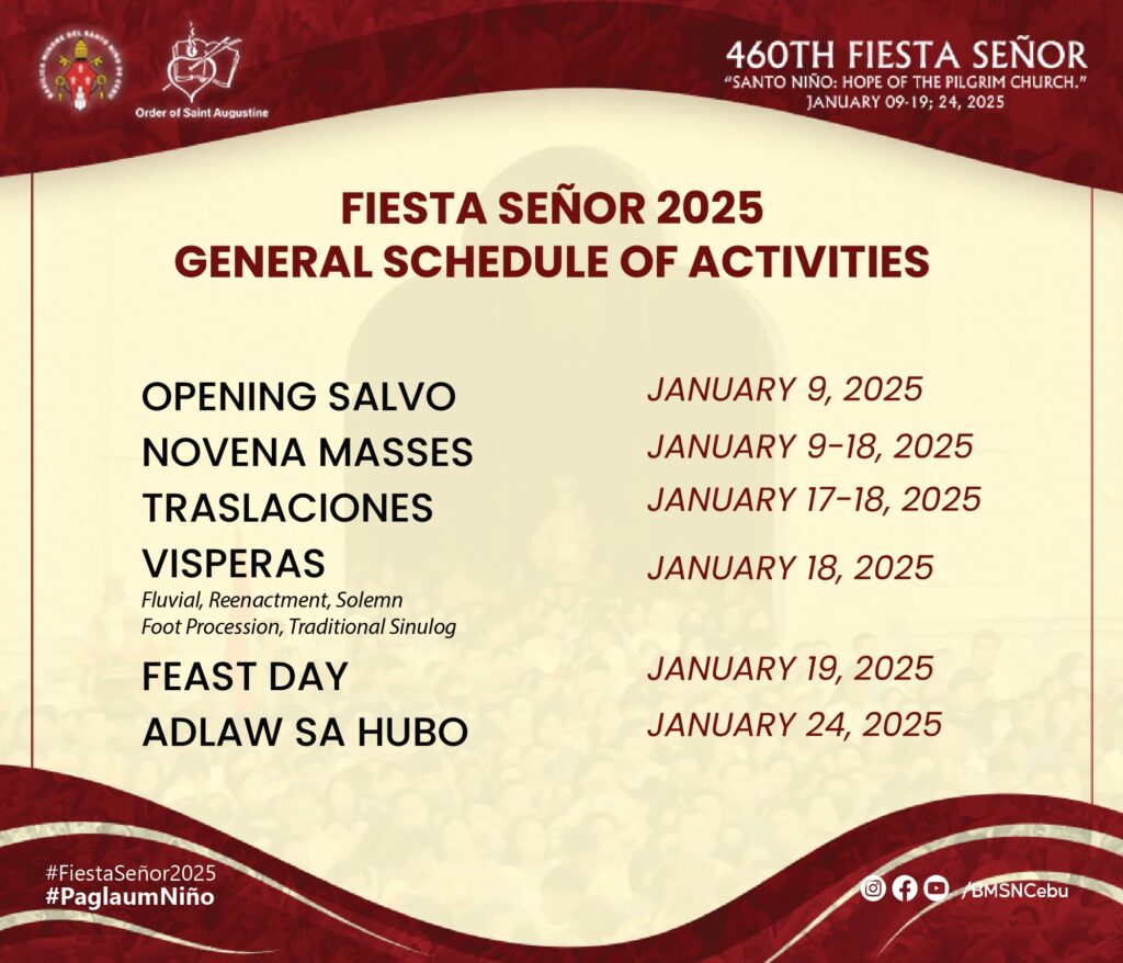 LIST: Fiesta Señor 2025 activities