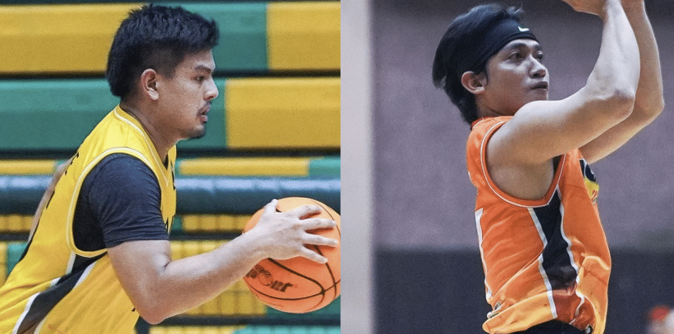 Buildrite Cup: Sinclair squares off with Handyfix in pivotal game. Miguel Cenabre (left) of Sinclair and Kyle Esbra (right) of Handyfix. | Photos from AEBC