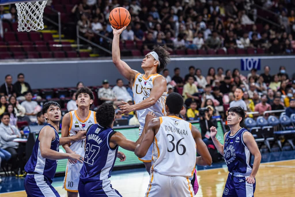 Cebu's Nic Cabañero earns spot in UAAP Season 87 Mythical Five. UST's Nic Cabañero in one of his UAAP Season 87 games. | Photo from UAAP media