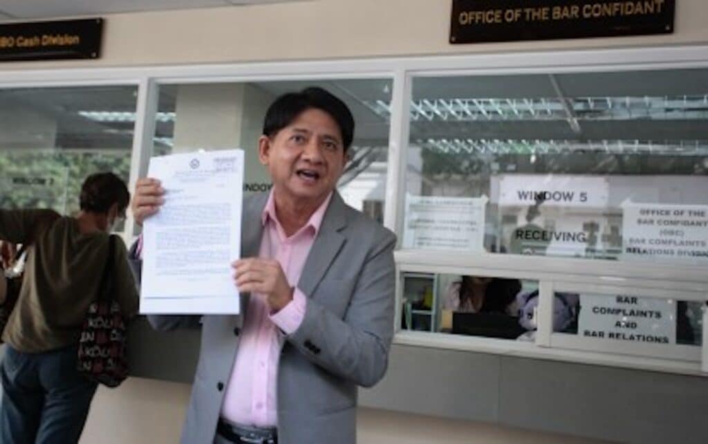 Disbarment complaint against VP Sara Duterte filed by Gadon