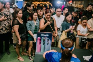 iPhone 16 at Aerophone's epic midnight launch party draws crowd in Cebu