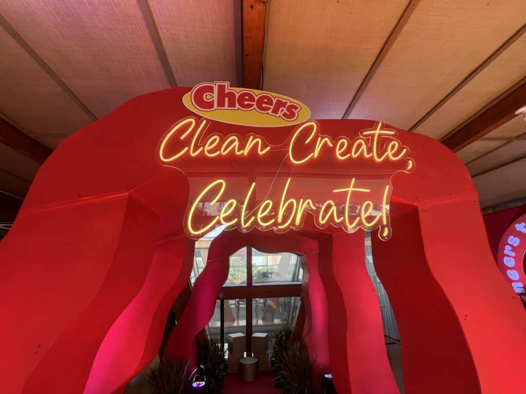 Clean, create, and celebrate: A messy good time with Cheers