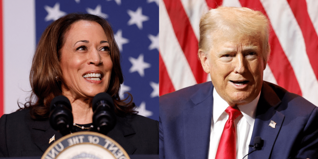 US elections harris trump