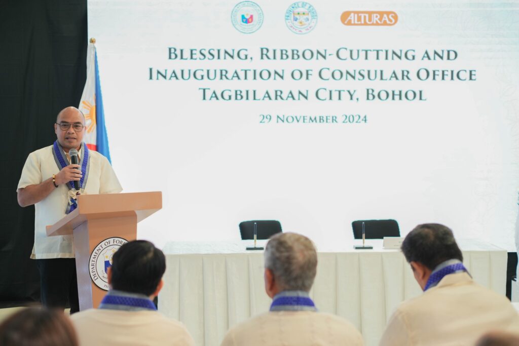 DFA opens consular office in Bohol