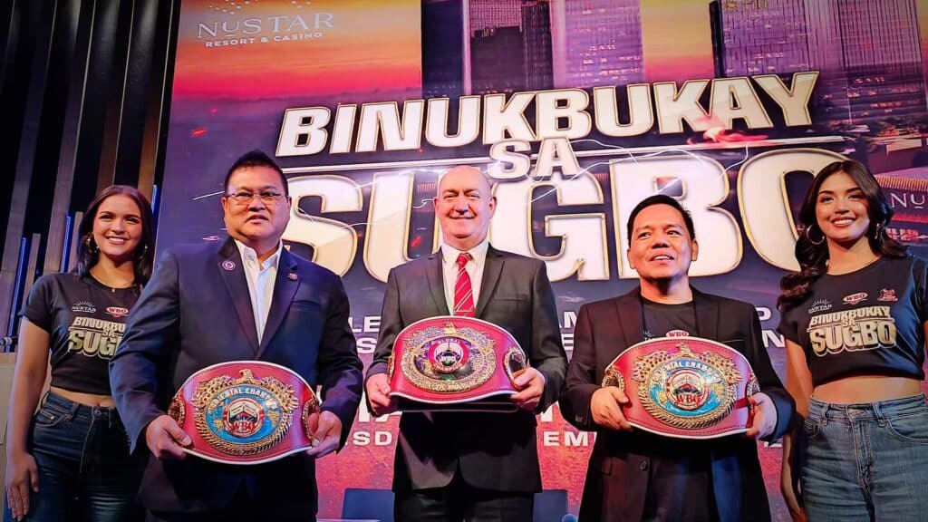 3 WBO titles on the line at the NUSTAR for 'Binukbukay sa Sugbo in 2025