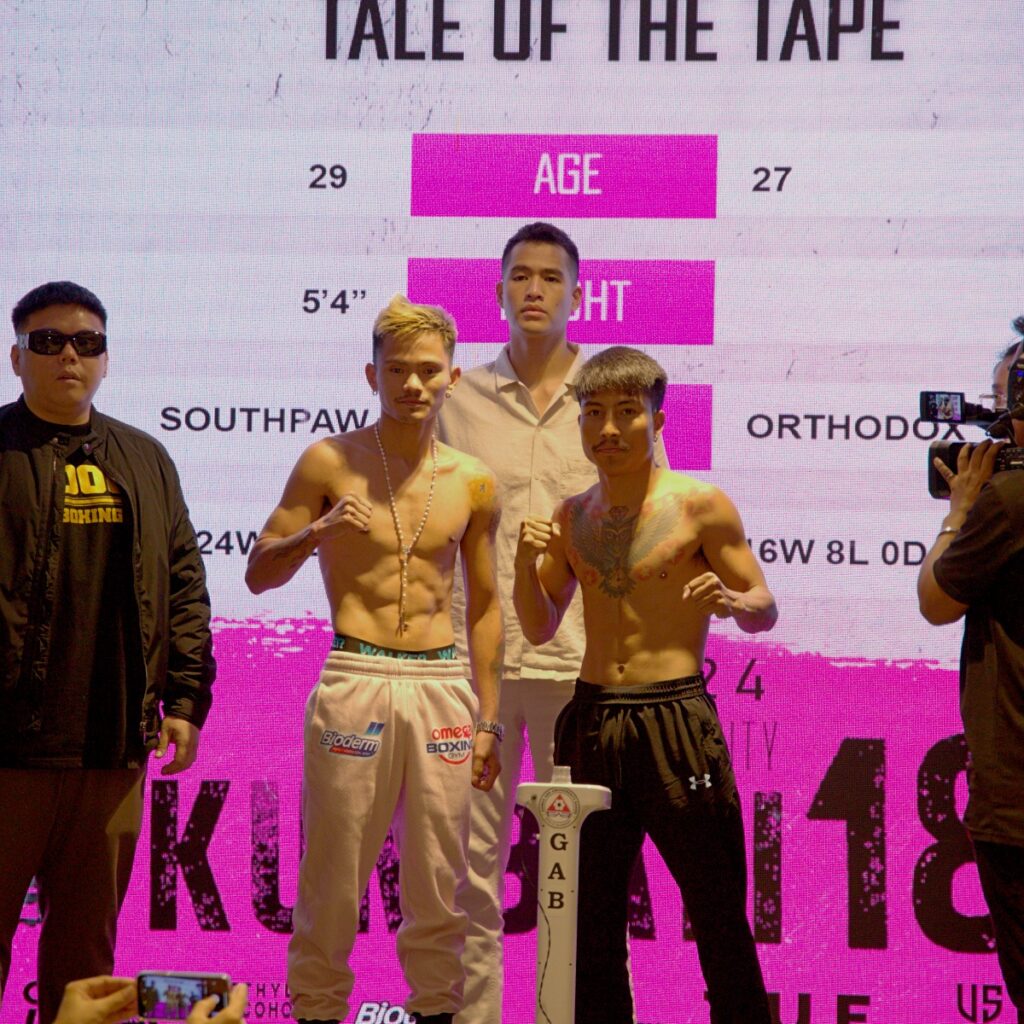 Araneta, Yotboon make weight for 'Kumbati 18' mainer