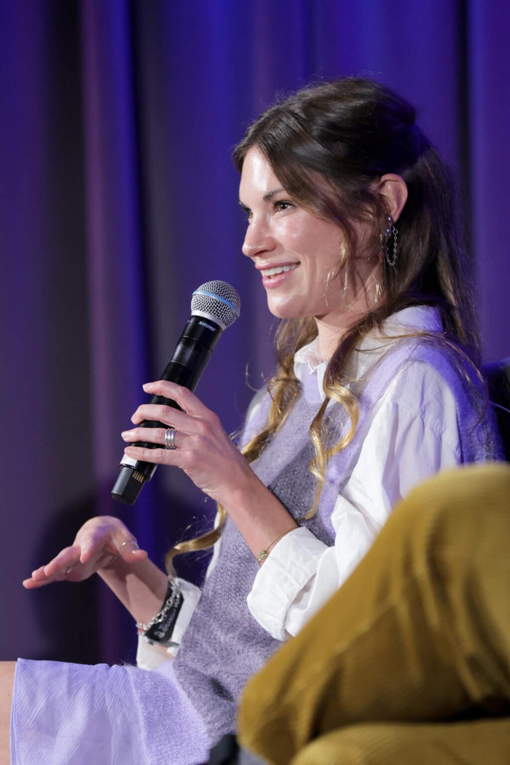 Meet Amy Allen, the songwriter behind the music stuck in your head. Amy Allen speaks onstage at 2024 Chart Toppers: Today's Hitmaking Songwriter/Producers at GRAMMY Museum L.A. Live on November 18, 2024 in Los Angeles, California. Rebecca Sapp/Getty Images for The Recording Academy/AFP