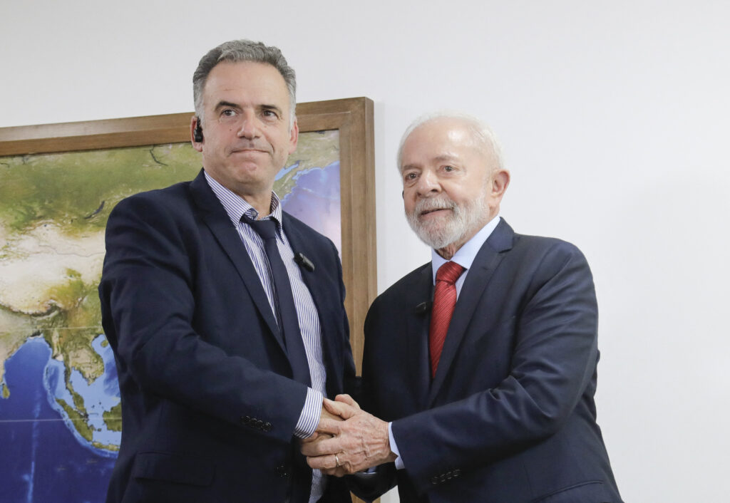 ‘You’re fired’: Message of voters in 70 countries in 2024. Brazil's President Luiz Inacio Lula da Silva (R) shakes hands with Uruguay's President-elect Yamandu Orsi during a meeting at the Planalto Palace in Brasilia on November 29, 2024. (Photo by Sergio Lima / AFP)