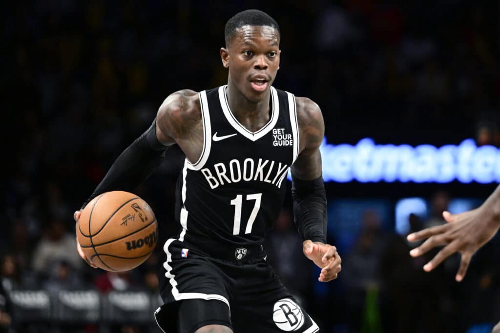 Dennis Schroder #17 of the Brooklyn Nets handles the ball against the Milwaukee Bucks during the second half at Barclays Center on December 08, 2024 in New York City. | Photo Steven Ryan/Getty Images/AFP