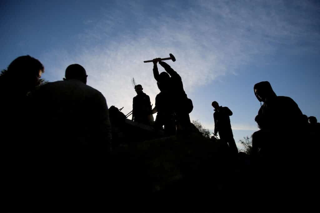 Pope again condemns 'cruelty' of Israeli strikes on Gaza. People search for survivors at the site of an Israeli strike that targeted the Abu Samra family home in Deir el-Balah in the central Gaza Strip on December 22, 2024, amid the ongoing war between Israel and the Palestinian militant group Hamas. (Photo by Eyad BABA / AFP)