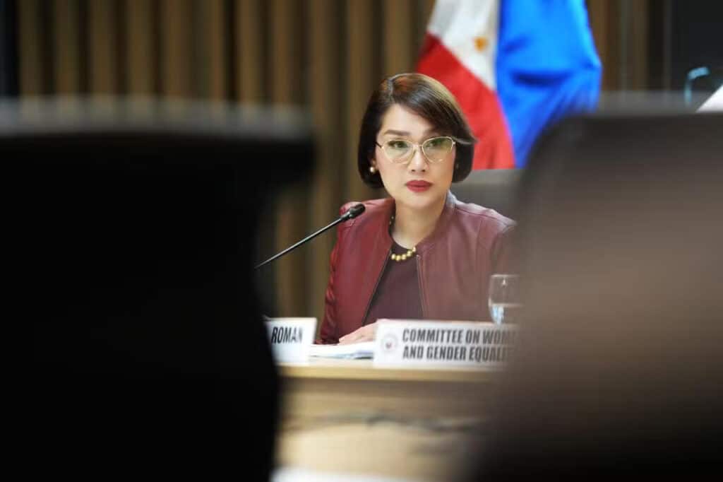 Mary Grace Piattos being fake has serious implications for OVP - solons. Bataan 1st district Representative Geraldine Roman. | PHOTO: Official Facebook page of Geraldine Roman