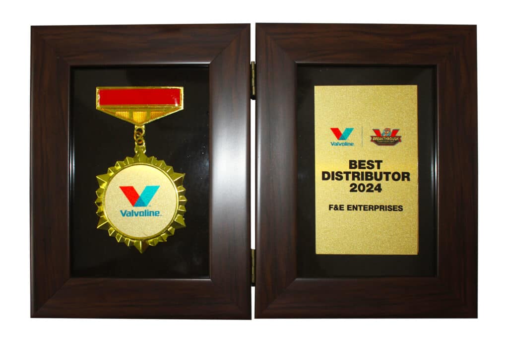 F&E Enterprises conferred with Best Distributor Award for Valvoline Asia Pacific in 2024