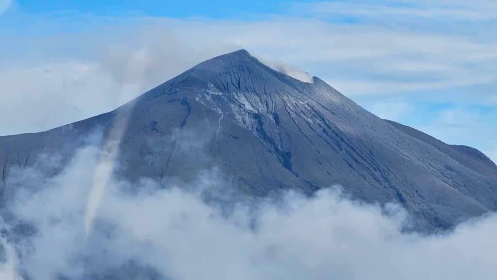 Kanlaon evacuees: Negros appeals for help. DECEPTIVELY CALM: Mt. Kanlaon looks deceptively calm in this aerial photo of the volcano’s summit taken on Thursday morning. But state volcanologists say another explosive eruption similar to what happened on Monday, Dec. 9, can still happen. —PHOTO COURTESY OF TASK FORCE KANLAON