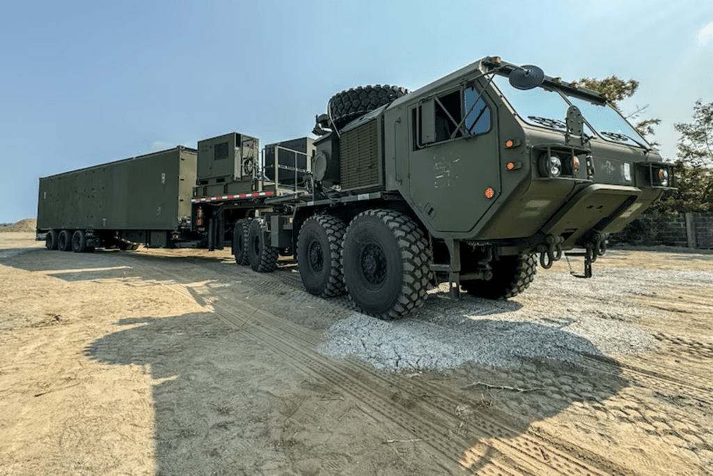 ‘LANDMARK DEPLOYMENT’ The US Army’s Typhon Mid-Range Capability missile system arrived at an undisclosed location in northern Luzon on April 11 for the “Salaknib” exercises. —USARPAC