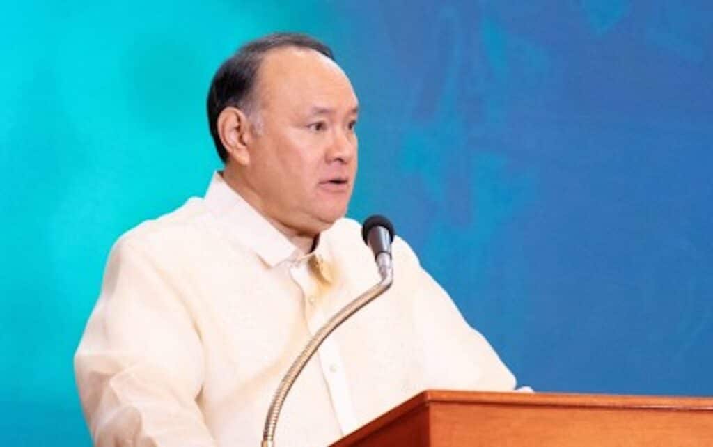 Kanlaon area: Urgent evacuation of 87,000 residents underway. In photo is Defense Secretary and National Disaster Risk Reduction and Management Council chairman Gilberto Teodoro Jr. (PNA File photo)