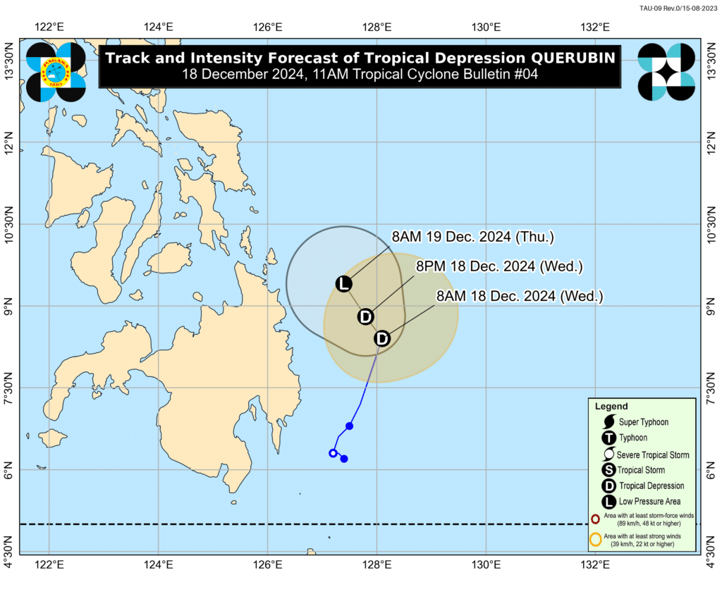 Pagasa warns of flooding, lahar from Kanlaon due to ‘Querubin’