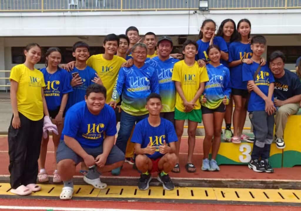 UC's track team poses for a group photo. | CDN file photo