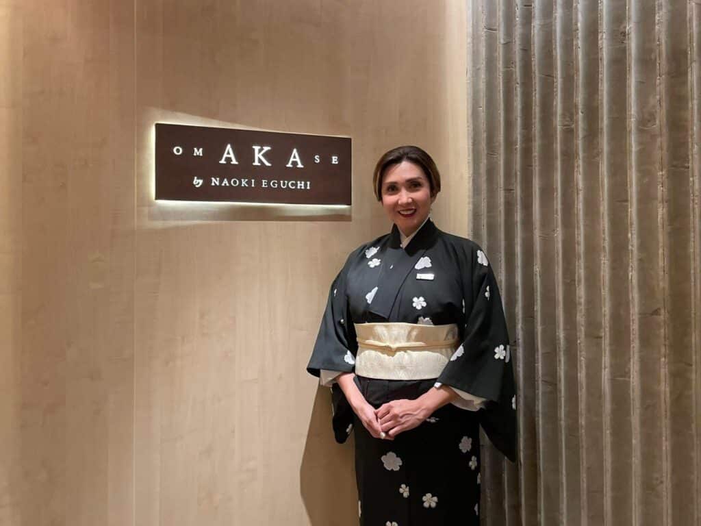 Japanese restaurant Omakase by Naoki Eguchi at Crimson Resort and Spa Mactan