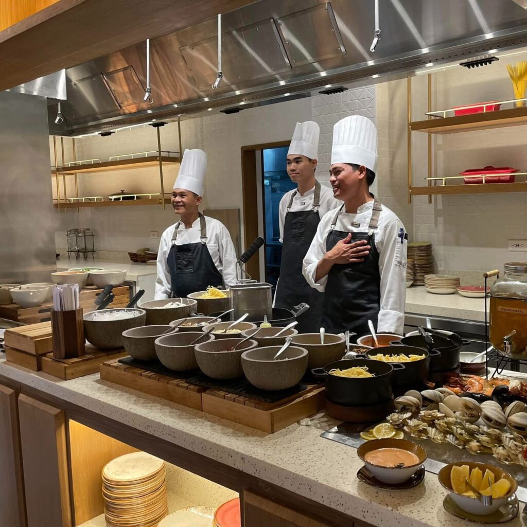 Chefs at Crimson's Saffron Café's International Buffet