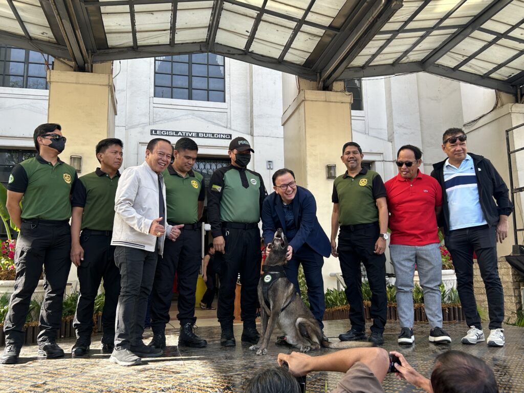 The Philippine Drug Enforcement Agency-7 was recognized by the Cebu City Government during the flag-raising ceremony on Monday, Jan. 27, after they successfully confiscated P170 million worth of suspected illegal drugs, with the help of K-9 dog Bayani. | via Niña Mae Oliverio