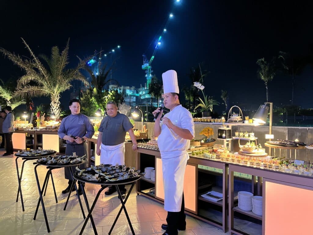 NUSTAR's talented chefs presenting meticulously crafted dishes that celebrate the rich flavors of Cebu