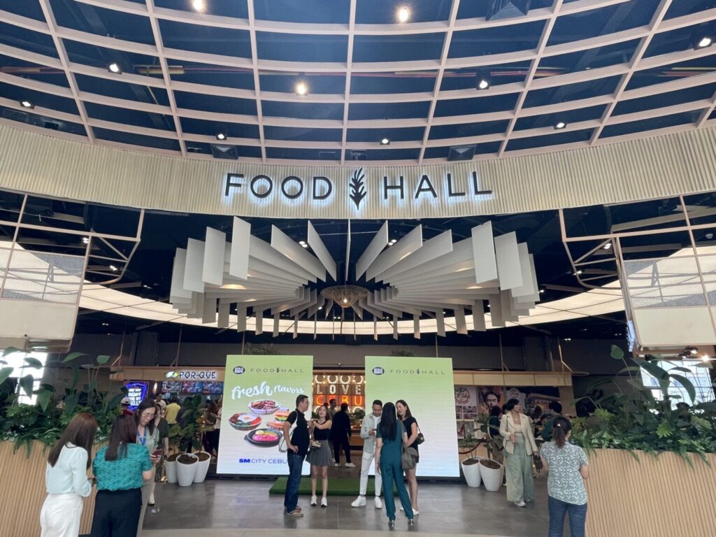 Shoppers visit the newly opened SM City Cebu Food Hall