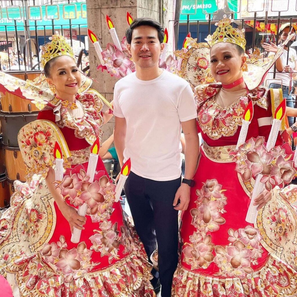 Devotee from miles away: How it feels to celebrate Fiesta Señor there. In photo is Thomas Castañares, devotee, alter server, singer