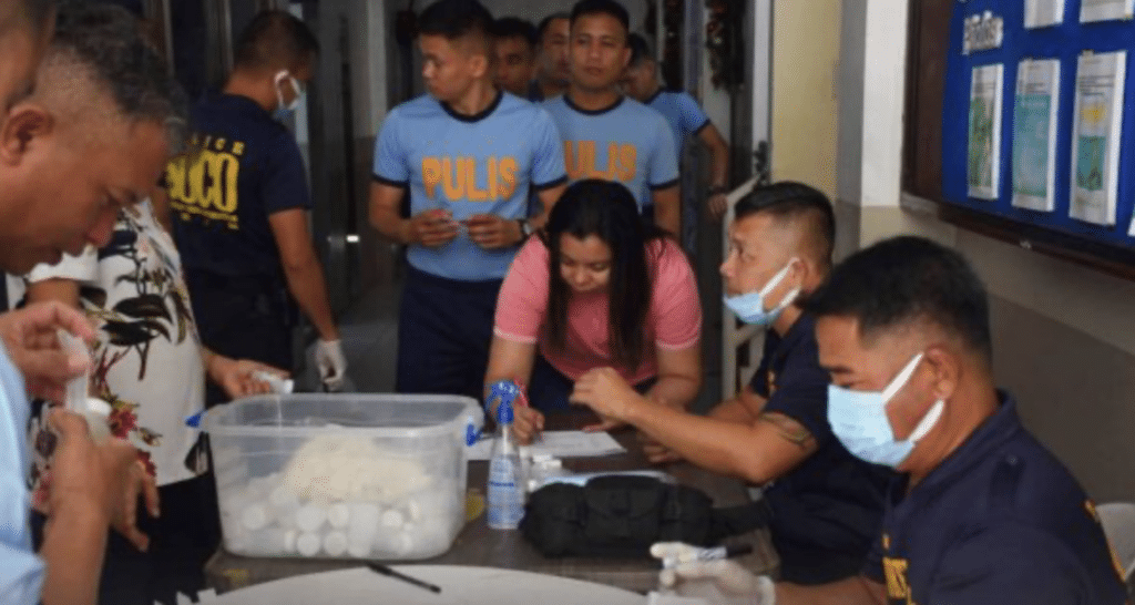 Personnel of the Cebu Police Provincial Office (CPPO) were among the 504 policemen who were subjected to a suprise  drug test on Thursday, January 2, 2025. | Cebu Police Provincial Office FB Photo