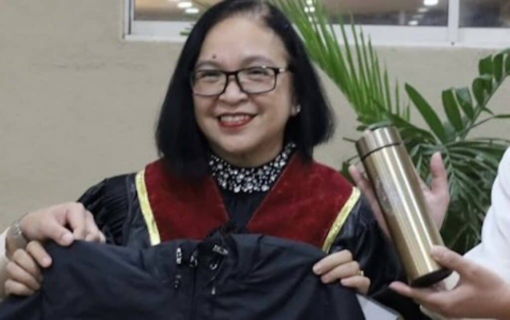 Newly named Sandiganbayan Presiding Judge Geraldine Faith Ecop (IBP Cebu Chapter Facebook)