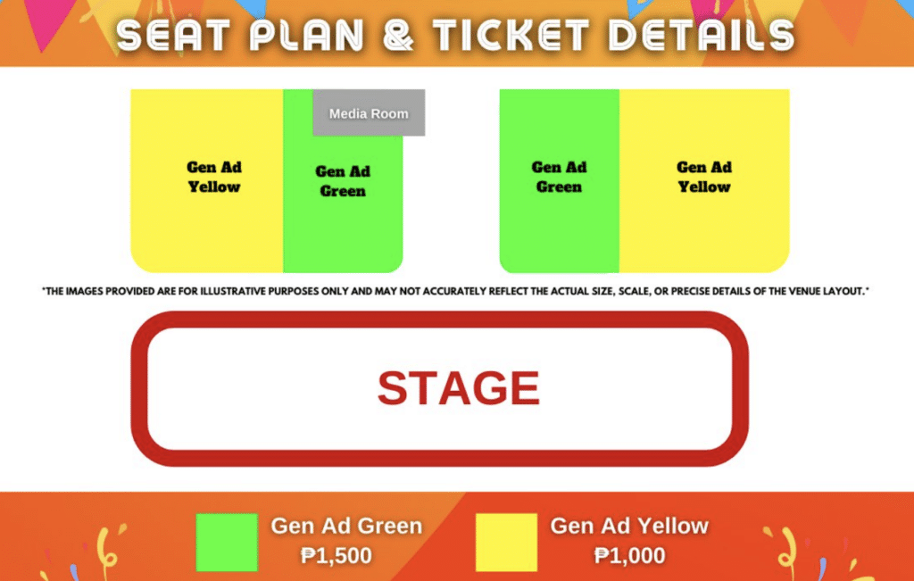 sinulog ticket sale