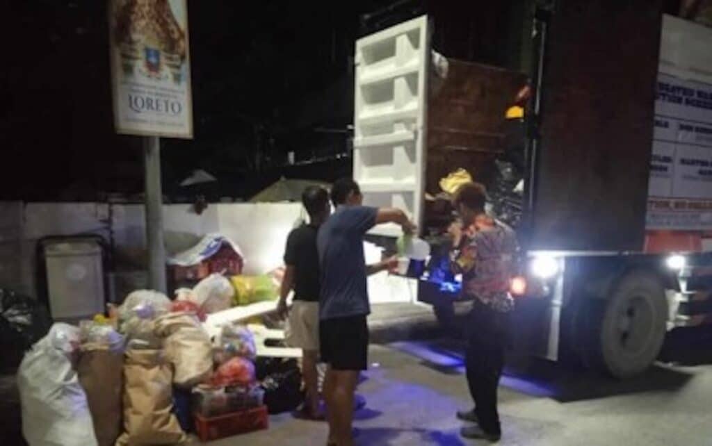 Garbage collection in Tondo, Manila on Jan. 2, 2025 (Photo courtesy of Manila-PIO)