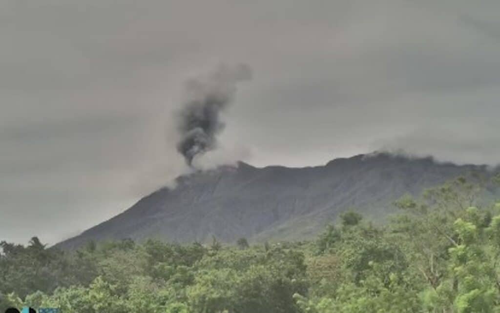 Kanlaon Volcano: Minor explosion recorded. Kanlaon Volcano (File photo courtesy Phivolcs)