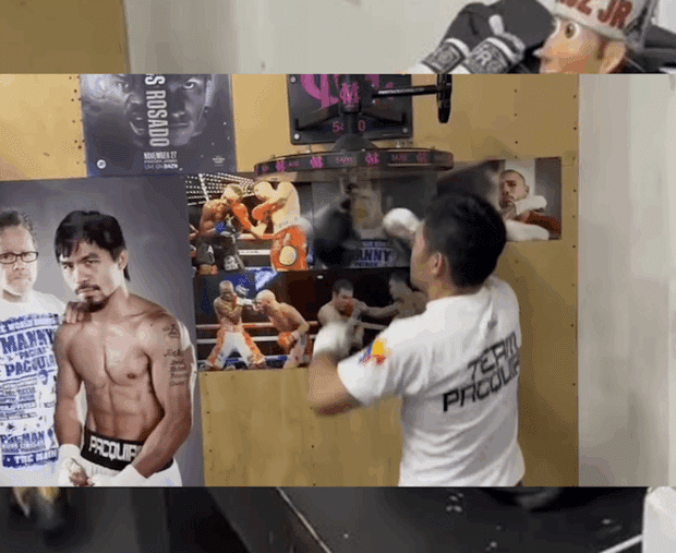 Pacquiao seen training at WildCard, sparks talks of early 2026 return