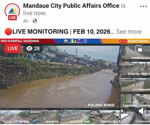 Disaster preparedness: Mandaue livestreams flow of rivers