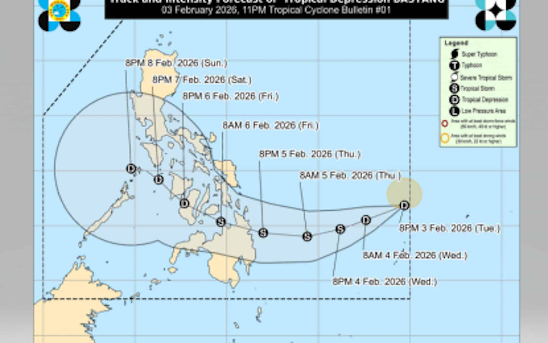 Se esperan fuertes lluvias en E. Samar y otras 13 zonas Se esperan fuertes lluvias en E. Samar y otras 13 zonas