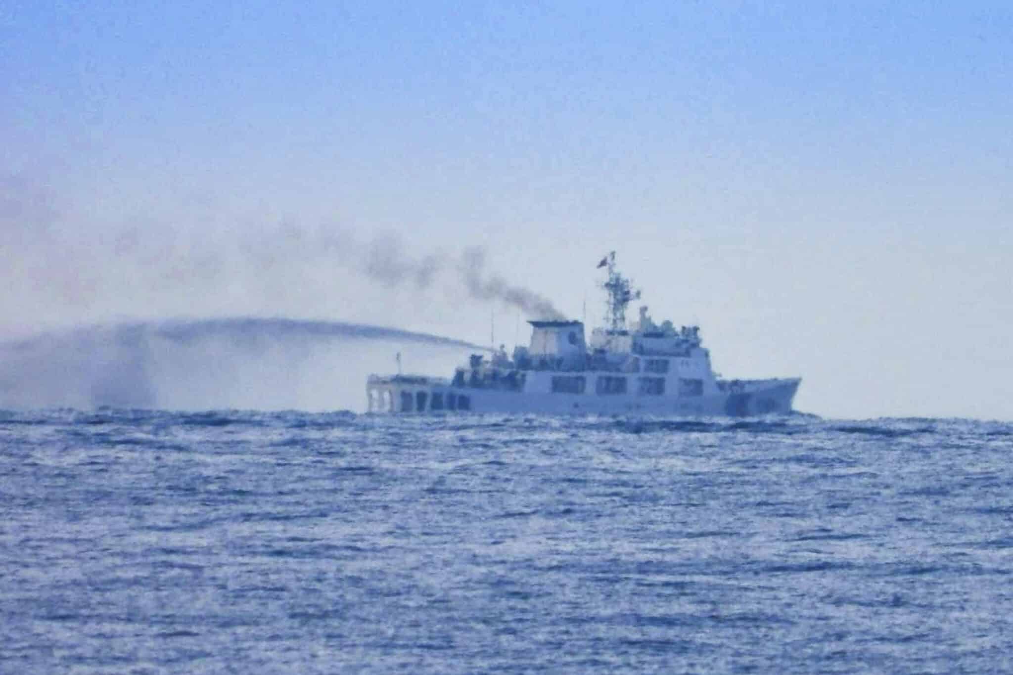 China stages military drills near contested South China Sea shoal