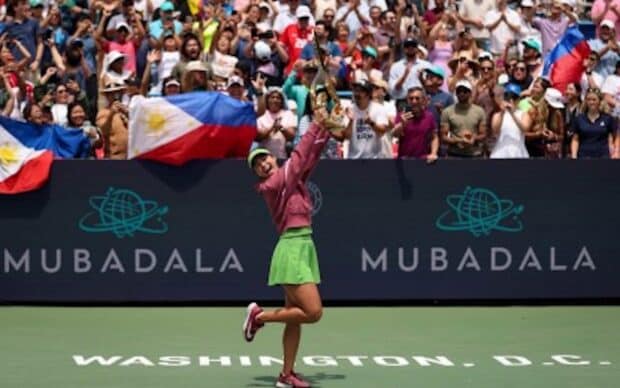 Marcos congratulates Alex Eala after DC Open win gives first Filipino WTA 500 title