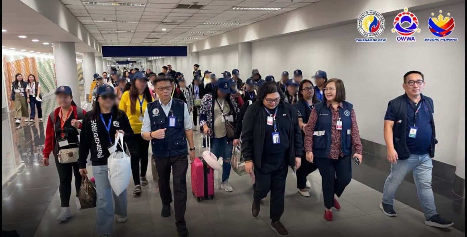 Ofws Country 34 OFWs repatriated from Saudi; over 300 more expected to follow